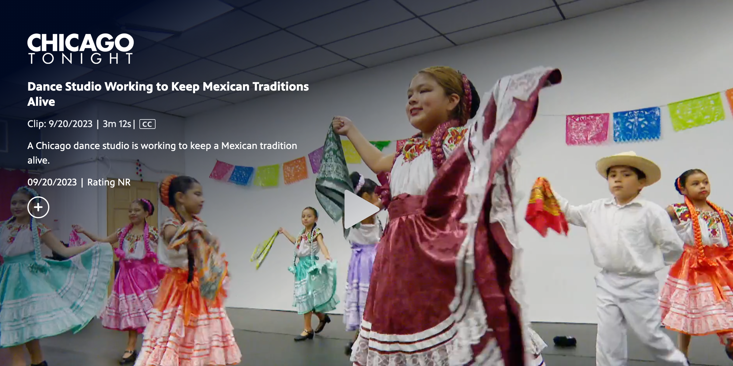 WTTW: Keeping Traditional Mexican Folk Dancing Alive in Chicago