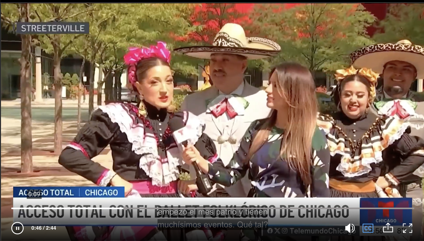 Telemundo Chicago Featured BFC & Mariachi Vargas